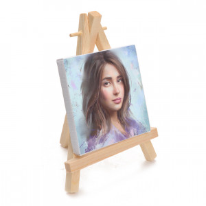 Холст настольный с мольбертом